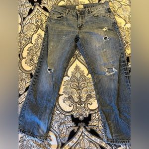 Men’s Aeropostale Essex Distressed Jeans-Straight Leg